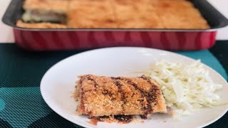 Mashed potato with meat, بطاطا بالصينية مع لحمة