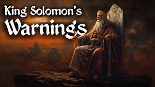 King Solomon's Warnings (Everyone Should Know This Words!)