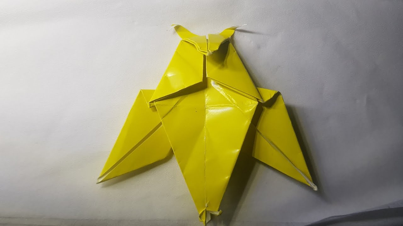 MEMBUAT Origami burung..TUTORIAL PART #2 - YouTube