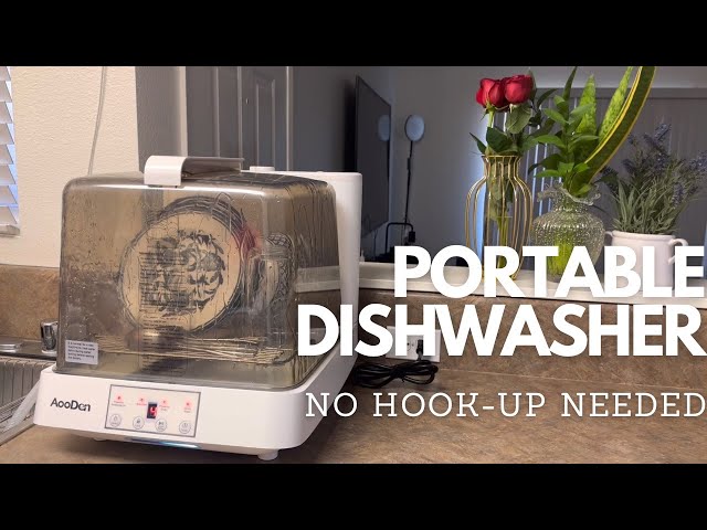 hOmeLabs Portable Countertop Dishwasher 