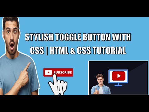 "Creating a Stylish Toggle Button with CSS|HTML & CSS Tutorial" #HTML #CSS #Tutorial #UI #animation