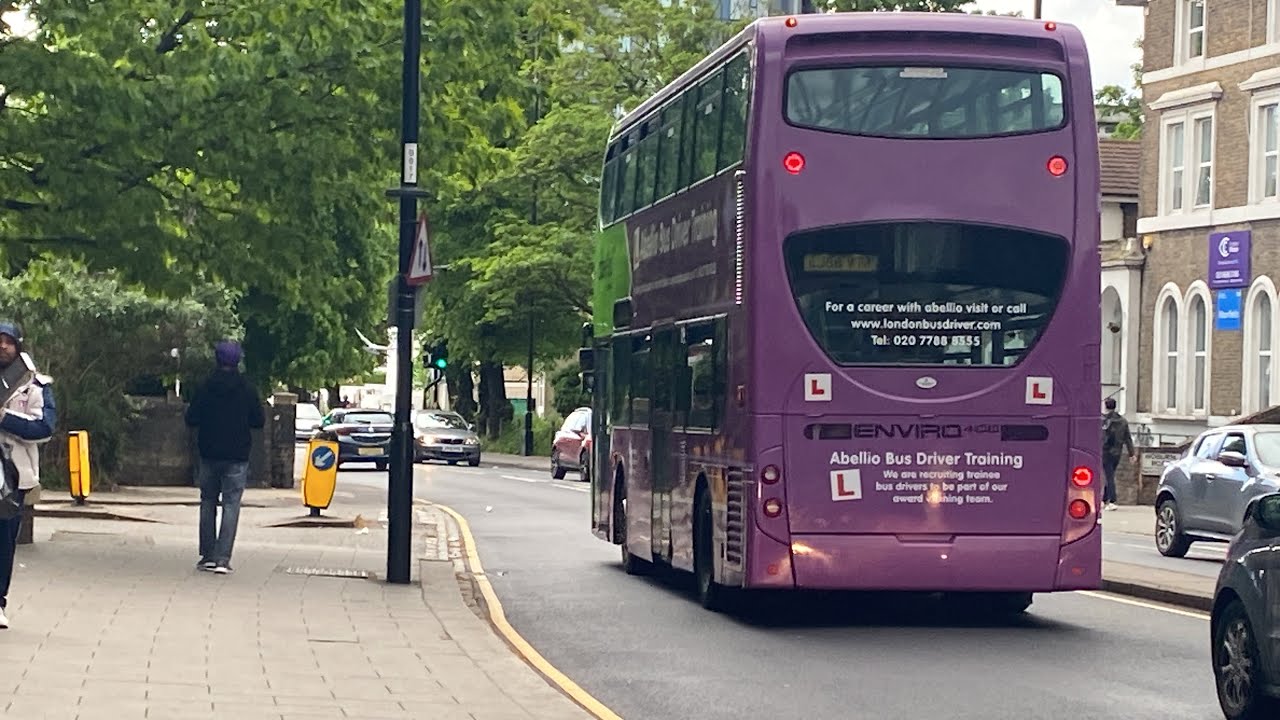 ADL Enviro400 Abellio London Driver Training (QB) 9413 - LJ56 VTP - YouTube