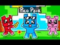 MINECRAFT PERO jugamos PICO PARK 😂 Los COMPAS