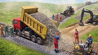 🚧 Ultimate JCB Bridge Construction Simulator 3D 🏗️ - Build Your Dream City - Android gameplay 🚨 screenshot 3
