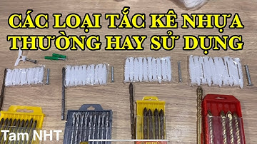 Các Mũi Khoan Tường Đi Đôi Với Tắc Kê Nhựa. Plastic Stopper.