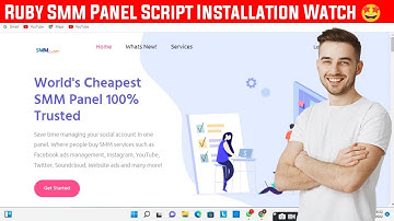 Ruby Smm Panel Script Installation @HiddenBoyTech Free Script Download | 100% Real Script