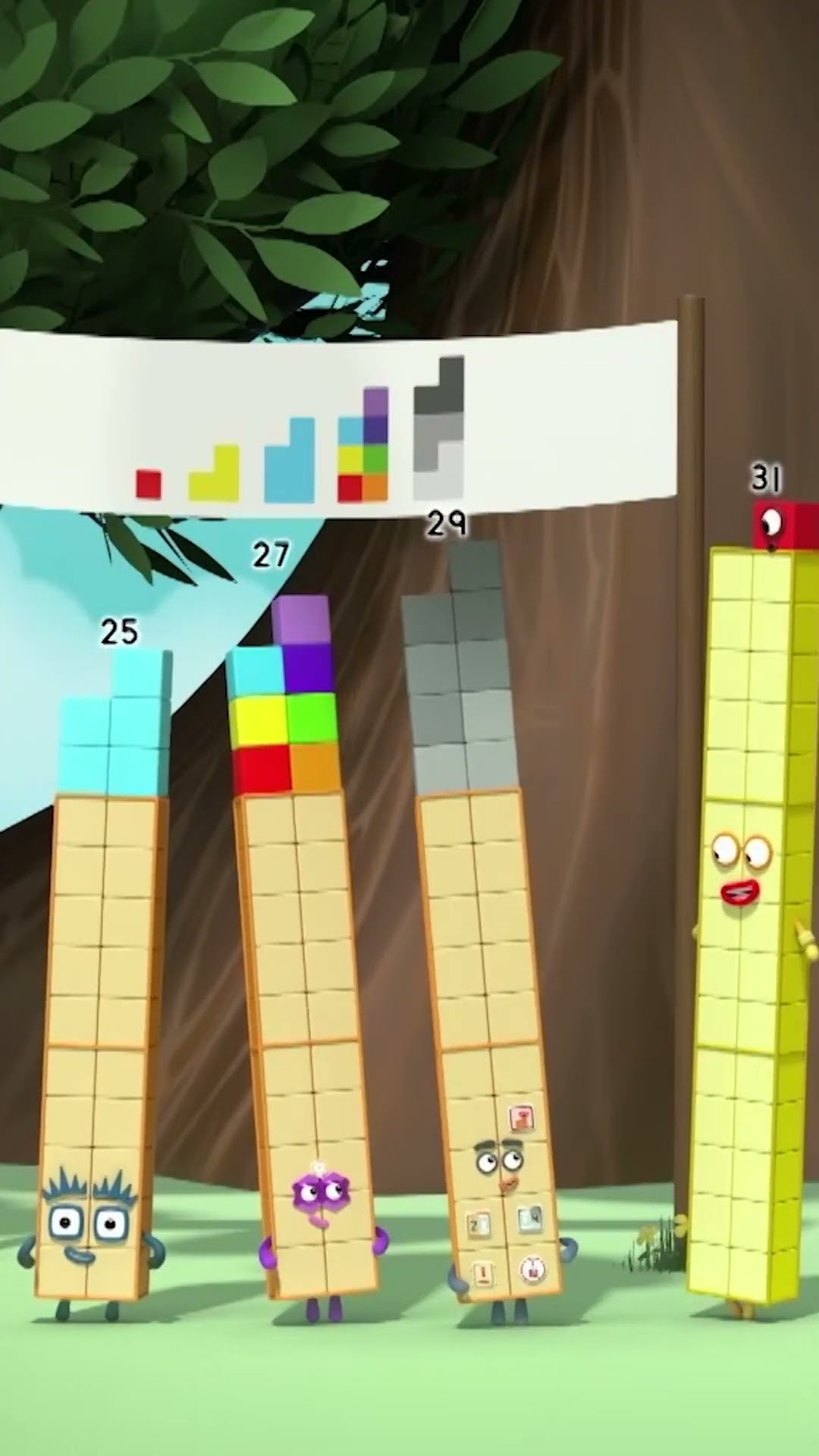 Back to School Counting Fun with Five! | Part 5 | Counting made Exciting | Numberblocks