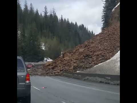 4th of july pass rock slide