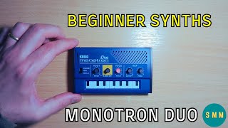 Beginner Synths // Korg Monotron Duo review and sound demo