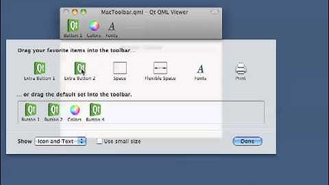 Qt Quick Mac Toolbar