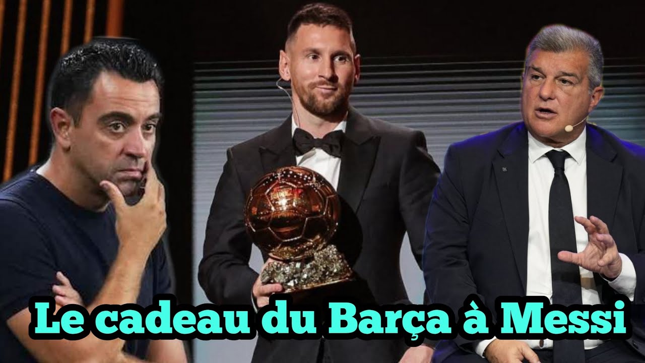 VIDEO : Le cadeau improbable reçu par Messi après avoir battu