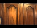 Dark Walnut Stained Cabinets from Pecan Originally Dark Walnut Stained Cabinets from Pecan Originally