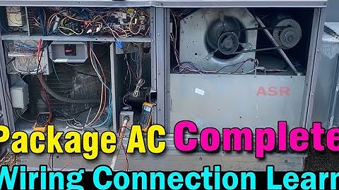 useful package unit 3 phase 24V Full Control wiring practically video how work package unit learn