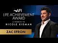 Zac Efron to Nicole Kidman: "I am proud to be one of your many collaborators."