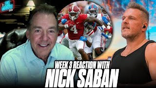 Coach Saban Talks Punishment vs Discipline, How He Motivates His Team On The Pat McAfee Show