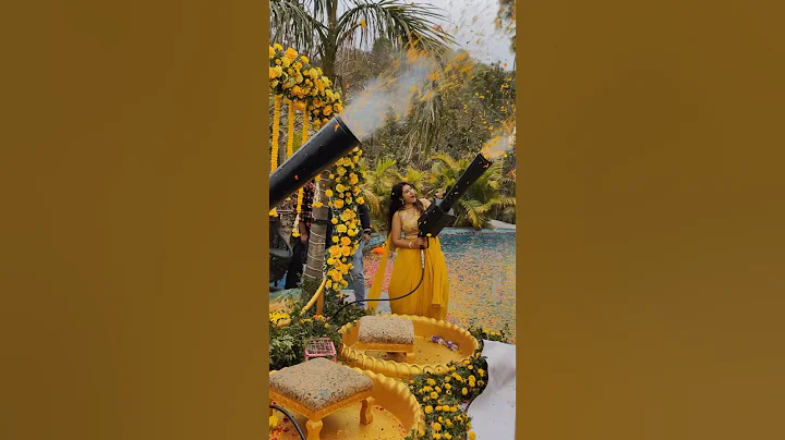 Best Haldi Ceremony theme || Haldi ceremony #haldiceremony #haldi #haldidecor #haldigeet #haldisong