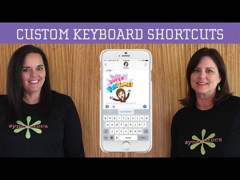 Custom Keyboard Shortcuts - iPhone / iPad