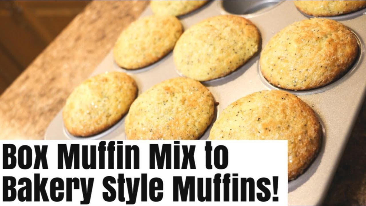 Box Muffin Mix to Bakery Style - YouTube