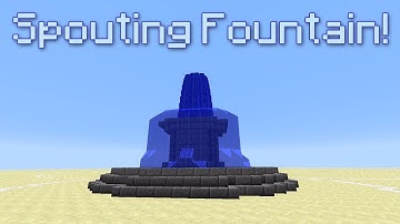 Minecraft - Proper Water Fountain using Custom Spawners!