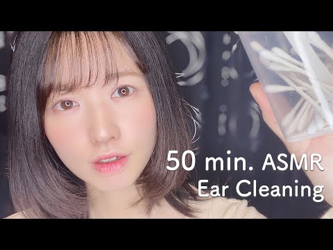 【50分ASMR】色んな耳かきの囁き雑談-Ear Cleaning ＆ Whisper vooice-