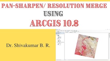 Pan-sharpen or resolution Merge using ARCGIS 10.8
