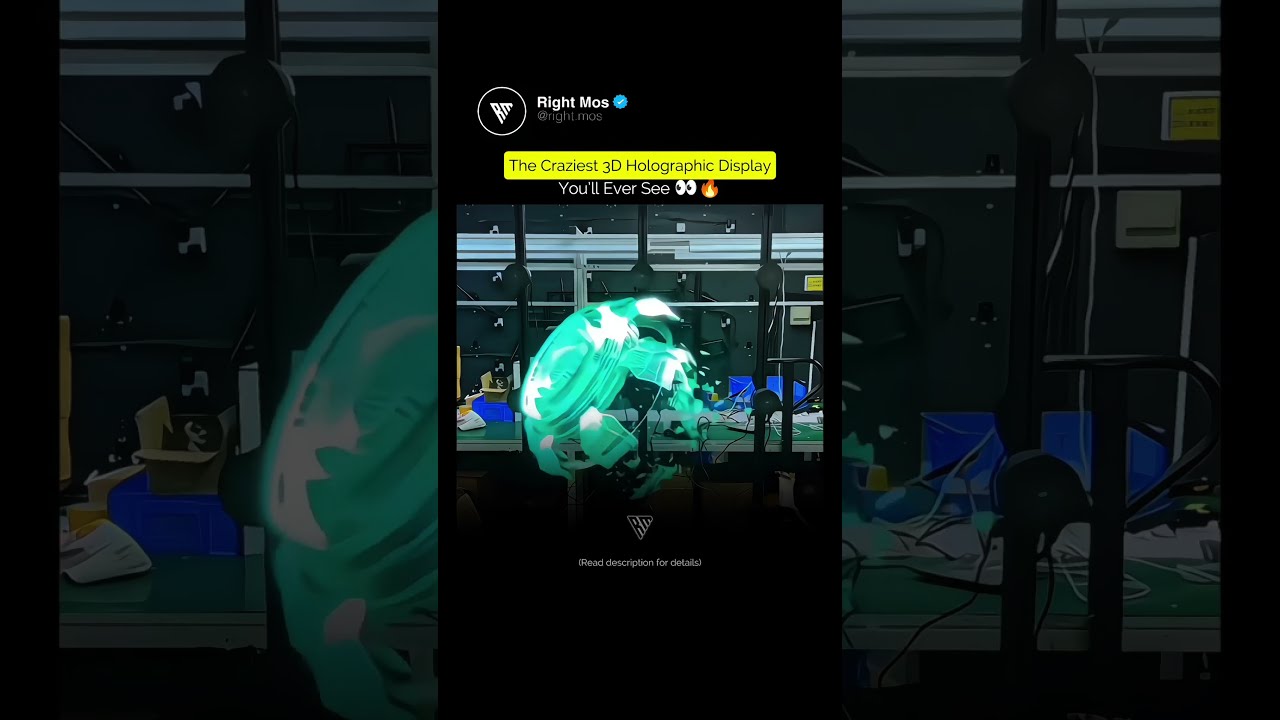 🤯 The Craziest Holographic Display Ever ! ✨