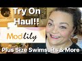 Modlily Try On Haul - Plus Size Swim Suits &amp; More !!