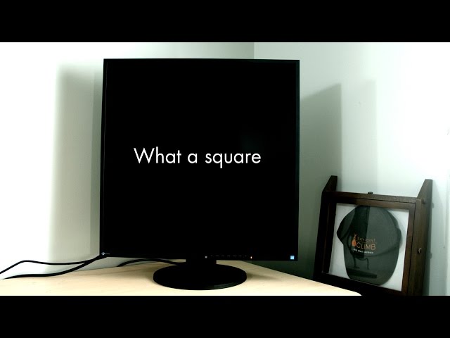 1:1 Square Monitor - EIZO EV2730Q Review - YouTube