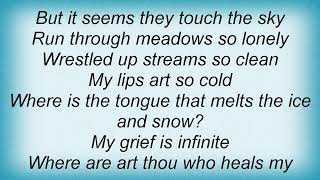 Empyrium - The Yearning Lyrics