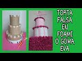 #tortafalsa #maquetatorta #camuflajefoami Torta falsa en foami o Goma eva