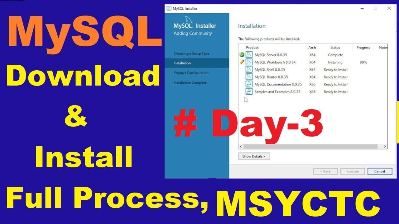 MySQL full version download and install full process , How to download ...