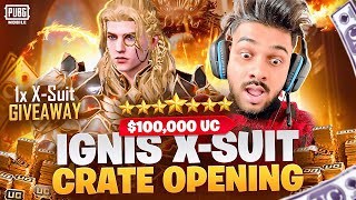 MAXED 🤯🤯LVL 7 IGNIS X SUIT CRATE OPENING PUBGM