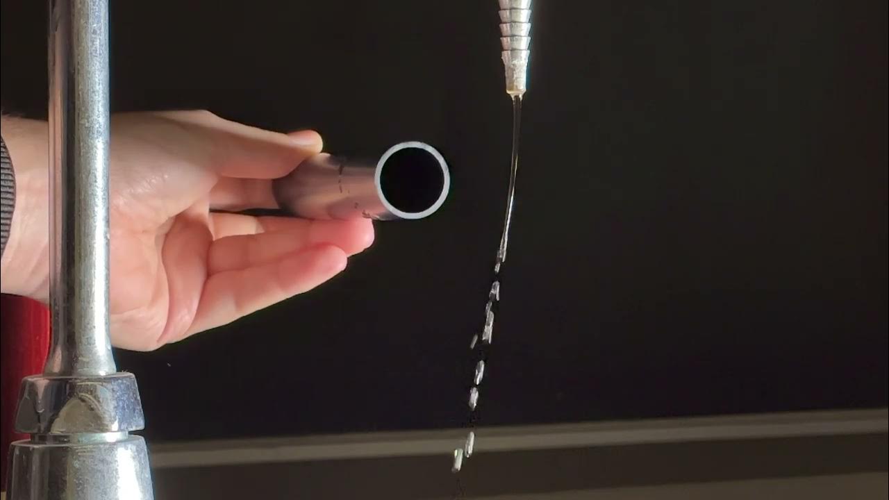 Bending water with static electricity and other electric demos YouTube