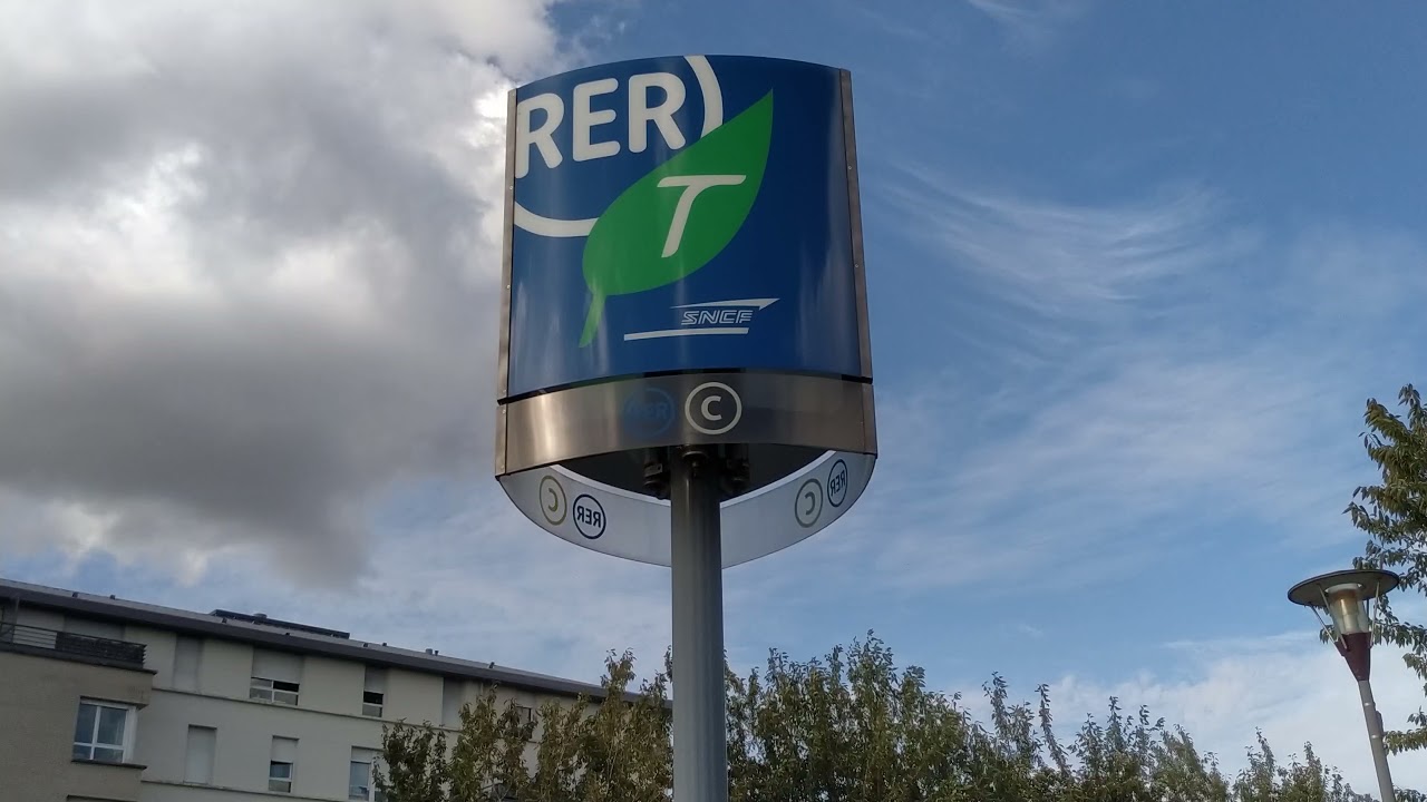 SNCF ancien panneau RER-C Transilien - YouTube
