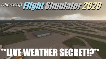 Microsoft Flight Simulator 2020: WHERE Are the LIVE Weather Conditions Found?!