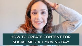 HOW TO CREATE CONTENT FOR SOCIAL MEDIA + MOVING DAY | ABOHDAILY 43