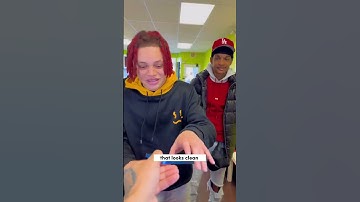 He broke his #iphone but His friend did him DIRTY at the end😱#shorts #iphone14 #apple #funny #ios