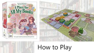 A Place for All My Books - Board Game Rules - how to play