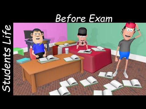 Students Life  Before Exam  Bodo Comedy Video  Bodo Toon