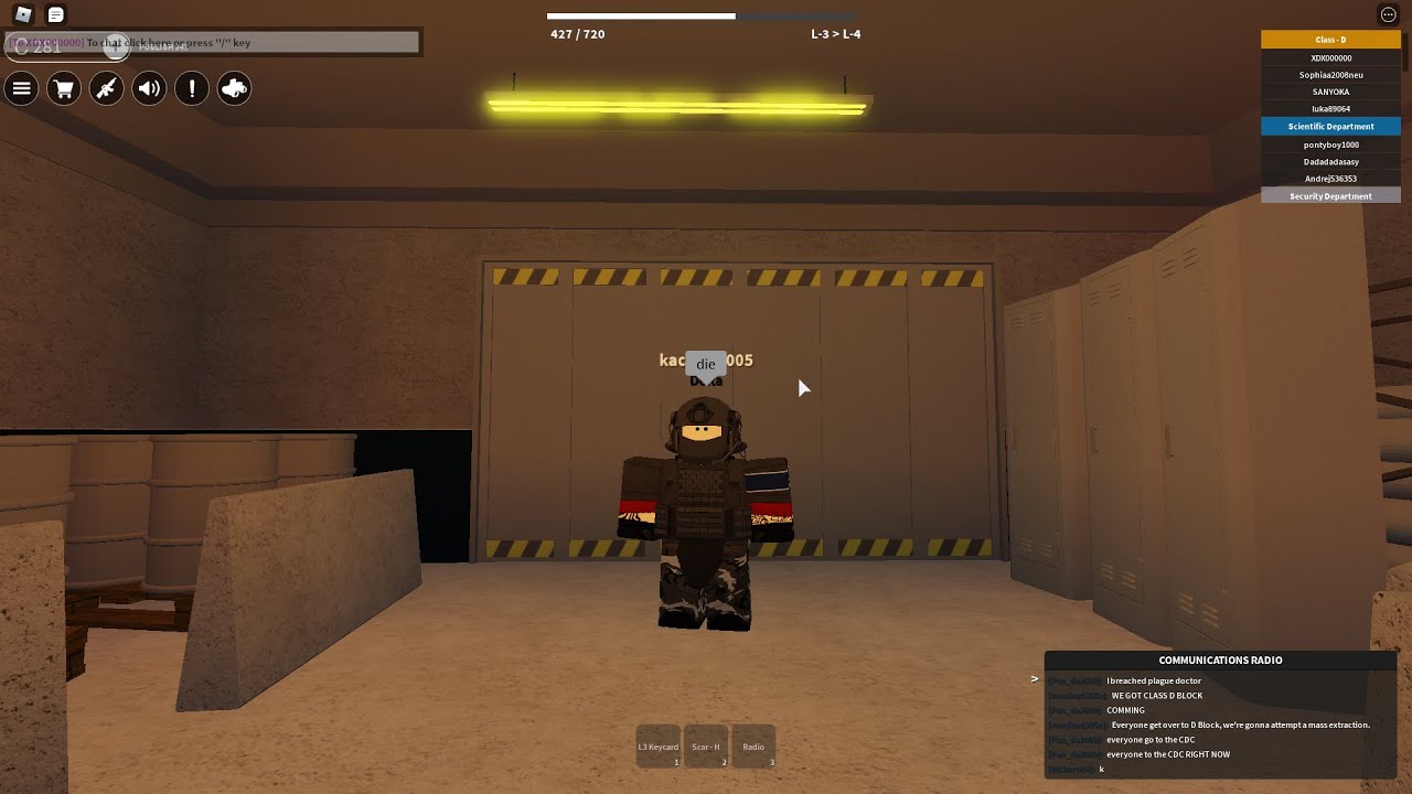 Playing As Chaos Insurgency Roblox Scp Roleplay Youtube - roblox chaos insurgency shirt