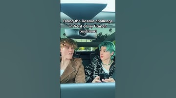 The Rosalia challenge in front of my French boyfriend 🤭 *reaction* #shorts | Nicky and Pierre #NiPi