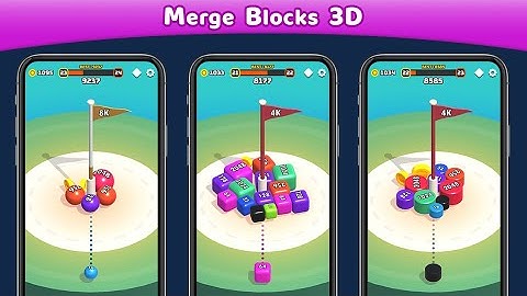 Merge Blocks 3D Gameplay Trailer