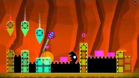 Geometry Dash World - Level 2 - BEAST MODE - Dashlands 100% Gameplay