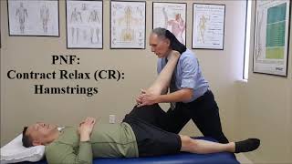 Proprioceptive Neuromuscular Facilitation (PNF) Stretch - Contract Relax (CR)