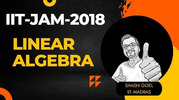 IIT-JAM-2018-Linear Algebra