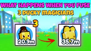 What HAPPENS When You FUSE 3 DUCKY MAGICIANS??‍♂️II Pet Simulator X