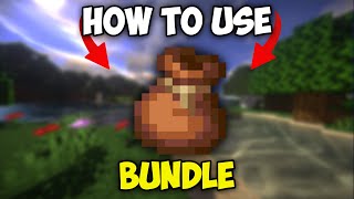 How to Use Bundle in MInecraft 1.21