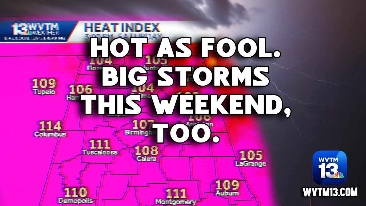 WAY TOO HOT WITH SOME MORE NASTY STORMS THIS WEEKEND - YouTube