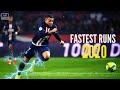 Top Fastest Sprint Speeds in Football 2020 ⚡ | Mbappe, Hakimi, James & More