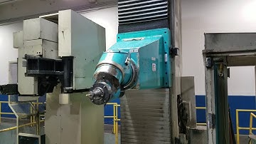 Tool Change Anayak Nicolas Correa, Horizontal 5 Axis Traveling Column Mill